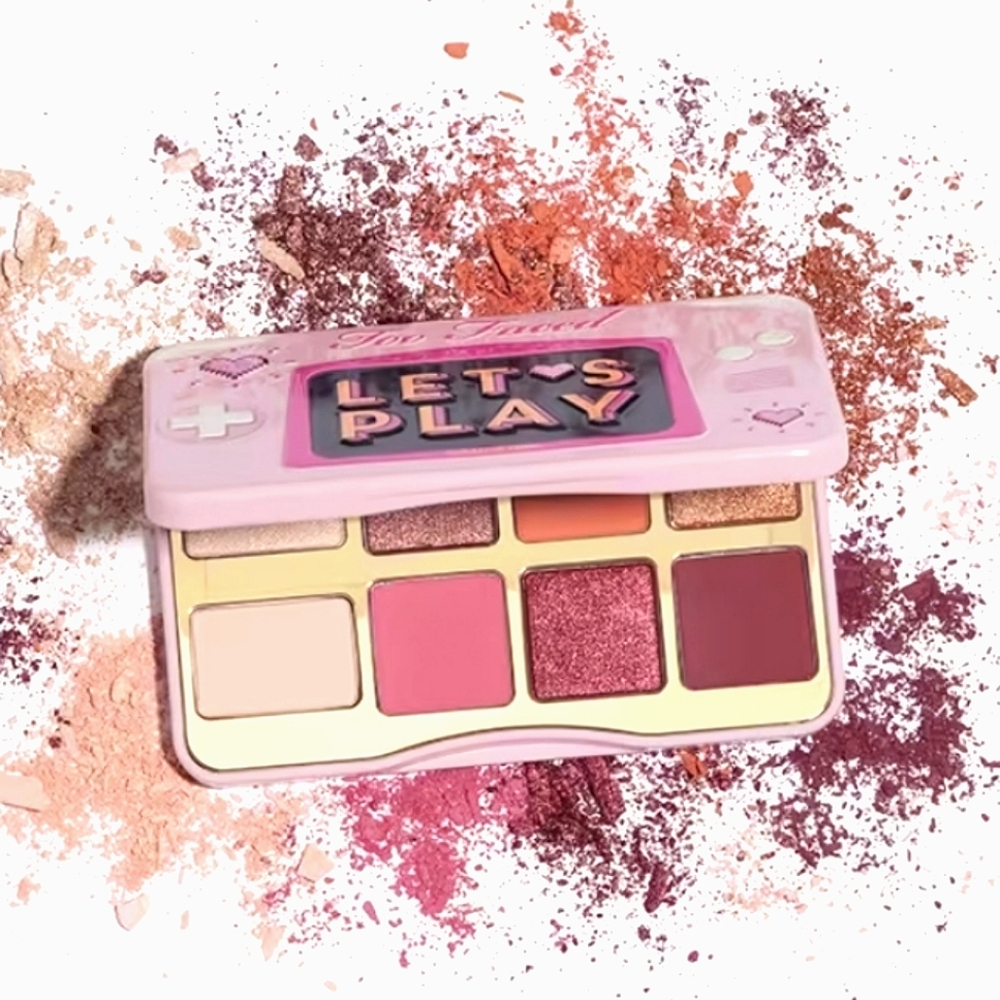 NIB Too Faced Let's Play Mini Eyeshadow Palette